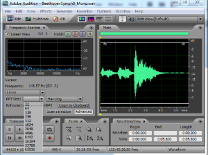 Figure 2.50 Choice of FFT window size in Adobe Audition