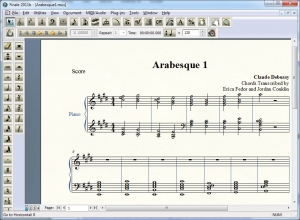 Figure 1.53 Finale, a music composing and notation software environment