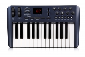 Figure 1.5 M-Audio Oxygen25 25-key MIDI keyboard controller