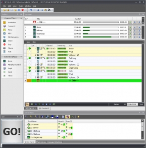 Figure 1.57 SFX playback software from Stage Research