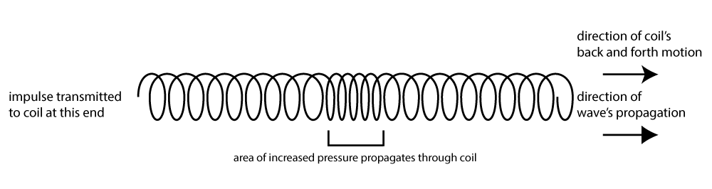 longitudinal wave spring