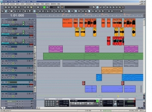 Figure 1.50 Cakewalk Sonar workspace, multitrack view