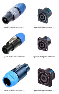 Figure 1.36 SpeakON family of connectors