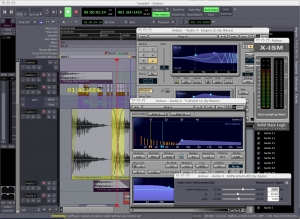 Figure 1.54 Ardour, free digital audio processing software for the Linux or OS X operating systems