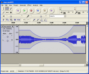 Figure 1.51 Audacity audio editing software